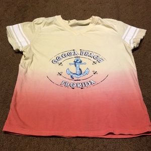 Cocoa Beach Florida Girls XL youth tshirt. EUC